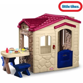Žaidimų namelis vaikams | Su staliuku, suolais ir durų skambučiu | Picnic | Little Tikes